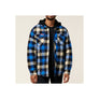 Hard Yakka Quilted Flannel Shacket - Blue