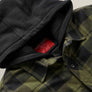 Hard Yakka Quilted Flannel Shacket - Fern