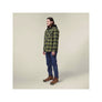 Hard Yakka Quilted Flannel Shacket - Fern