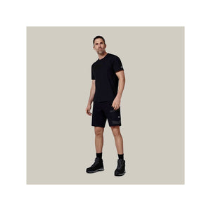 Hard Yakka Raptor Active Mid-Short 9" - Black