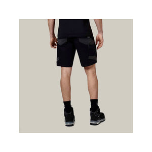 Hard Yakka Raptor Active Mid-Short 9" - Black