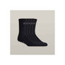 Hard Yakka Crew Five Pack Worksock - Black