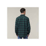 Hard Yakka Long Sleeve Check Flannel Shirt - Green