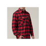 Hard Yakka Long Sleeve Check Flannel Shirt - Red