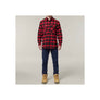 Hard Yakka Long Sleeve Check Flannel Shirt - Red