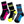 Hard Yakka Women's Crew 3 Pack Work Sock - Multicoloured