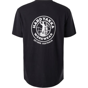 Hard Yakka Heritage Icon Short Sleeve Tee - Black