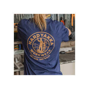 Hard Yakka Heritage Icon Short Sleeve Tee - Navy