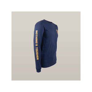 Hard Yakka Heritage Icon Long Sleeve Tee - Navy