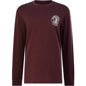 Hard Yakka Heritage Icon Long Sleeve Tee - Burgundy
