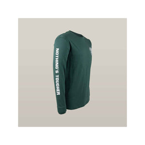 Hard Yakka Heritage Icon Long Sleeve Tee - Gardeners Green