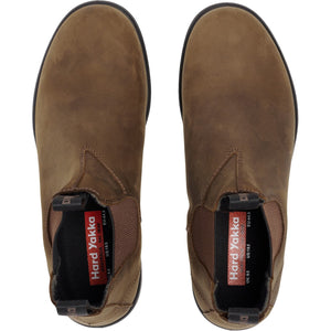 Hard Yakka Brunswick Nubuck Boots - Saddle Brown Nubuck