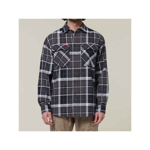 Hard Yakka Core Flannel Shirt - Charcoal