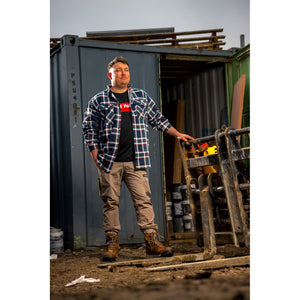 Hard Yakka Core Flannel Shirt - Navy