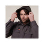 Hard Yakka Quilted Solid Shacket - Charcoal