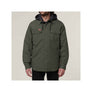 Hard Yakka Quilted Solid Shacket - Military Green