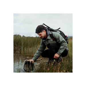 Hard Yakka Quilted Solid Shacket - Military Green