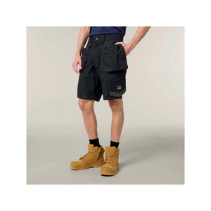 Hard Yakka Raptor Active Holster Pocket Shorts - Black