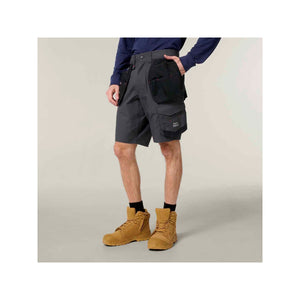 Hard Yakka Raptor Active Holster Pocket Shorts - Graphite