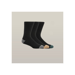 Hard Yakka Core Bamboo Rich Padded Crew Sock - 3 Pack - Multicoloured