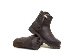 Bareback Hudson Ankle Boots - Chocolate