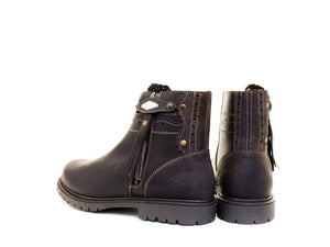 Bareback Hudson Ankle Boots - Chocolate
