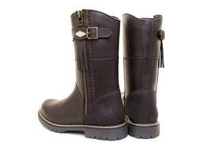Bareback Hudson Mid Boots - Chocolate
