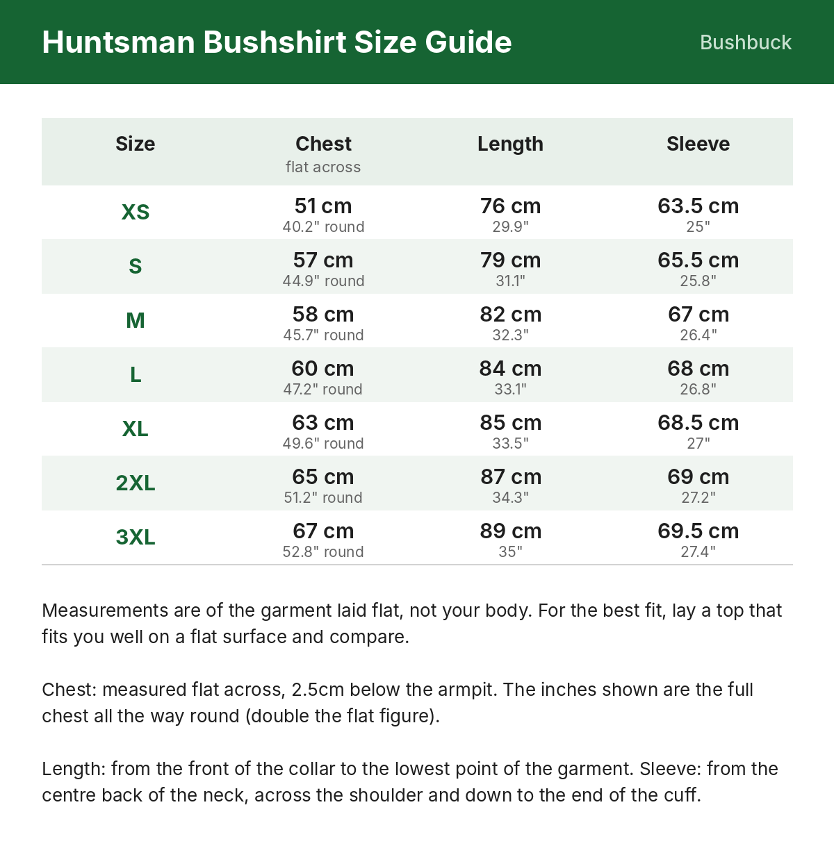 Size guide
