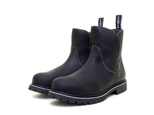 Bareback Quebec Waterproof Ankle Boots - Black