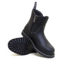 Quebec Waterproof Zip Up Ankle Boots - Black