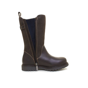 Bareback Quebec Waterproof Zip-up Fur Lined Boots - Brown