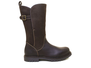 Bareback Quebec Waterproof Zip Up Mid Calf Boots - Brown