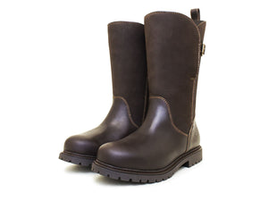 Bareback Quebec Waterproof Zip Up Mid Calf Boots - Brown