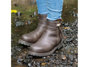 Bareback Hudson Ankle Boots - Chocolate