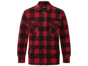 126 Fort Portland Shacket - Red/Black