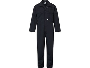 366 Fort Zip Front Coverall - Navy