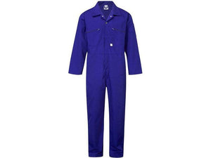 366 Fort Zip Front Coverall - Royal Blue